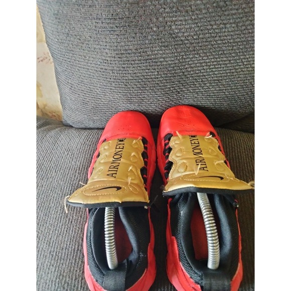 Nike‎ Shoes Youth 6Y W7.5 Air More Money " Golden Bred" Sneakers AH5215-600 - Picture 5 of 8